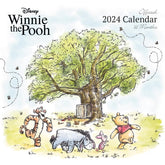 Disney Winnie The Pooh Calendar 2024 - Month to a View Planner 30cm x 30cm, Disney Gifts for Women and Men, Disney Gifts for Girls and Boys, Kids Calendar - Official Merchandise